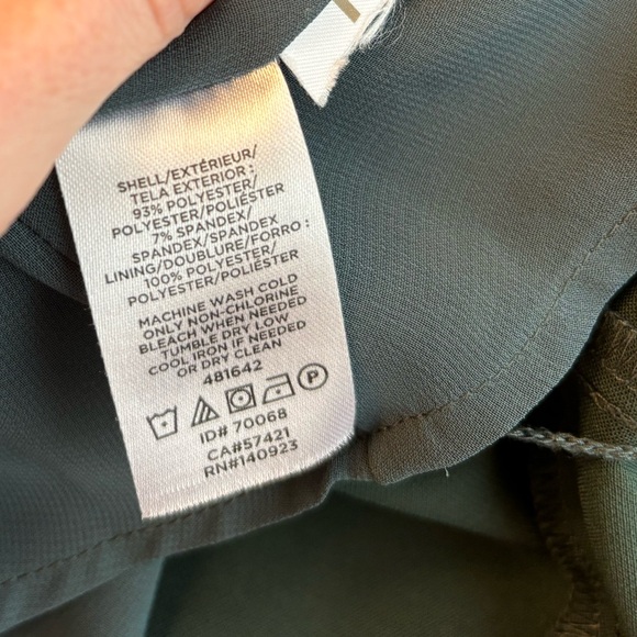 Women’s LOFT Pretty Green Dress Size 2 - Picture 8 of 10